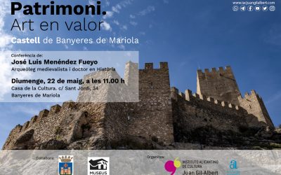 El Instituto Gil-Albert pone en valor el patrimonio de Banyeres de Mariola con una charla sobre su castillo