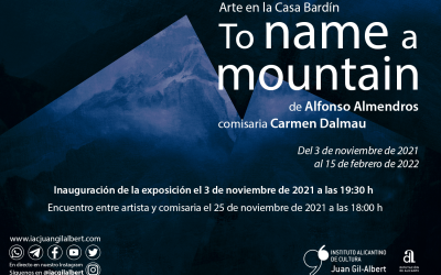 ‘Arte en la Casa Bardín’ cierra el año con el proyecto fotográfico ‘To name a mountain’ de Alfonso Almendros